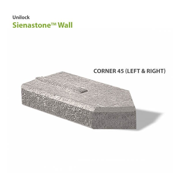 Unilock Sienastone Wall Corner 45